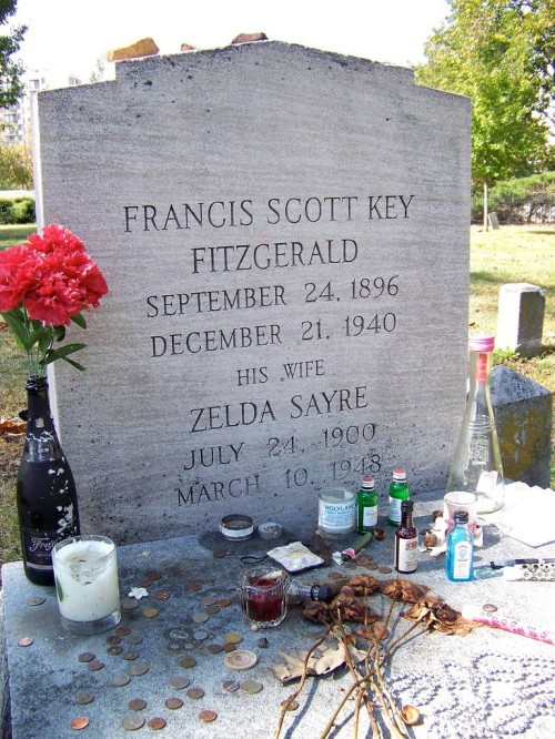 f scott fitzgerald tomb burial place grave 5