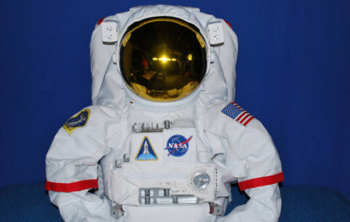 Exact Replica Space Shuttle Space Suit $8,998 will get you one of these beauties.