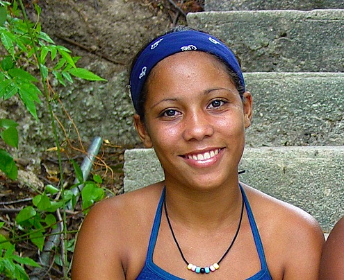 young afro-cuban woman