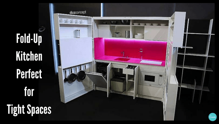 Fold Up Kitchen Perfect For Tiny Dwellings Alltop Viral Fold Up Kitchen Perfect For Tiny Dwellings