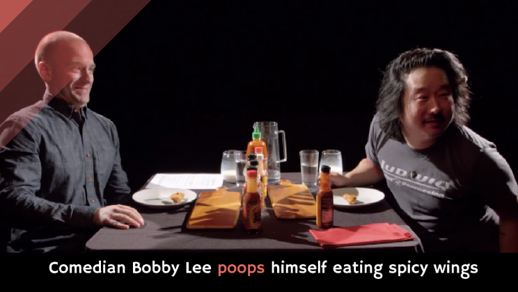 Comedian Bobby Lee poops himself eating spicy wings - Alltop Viral
