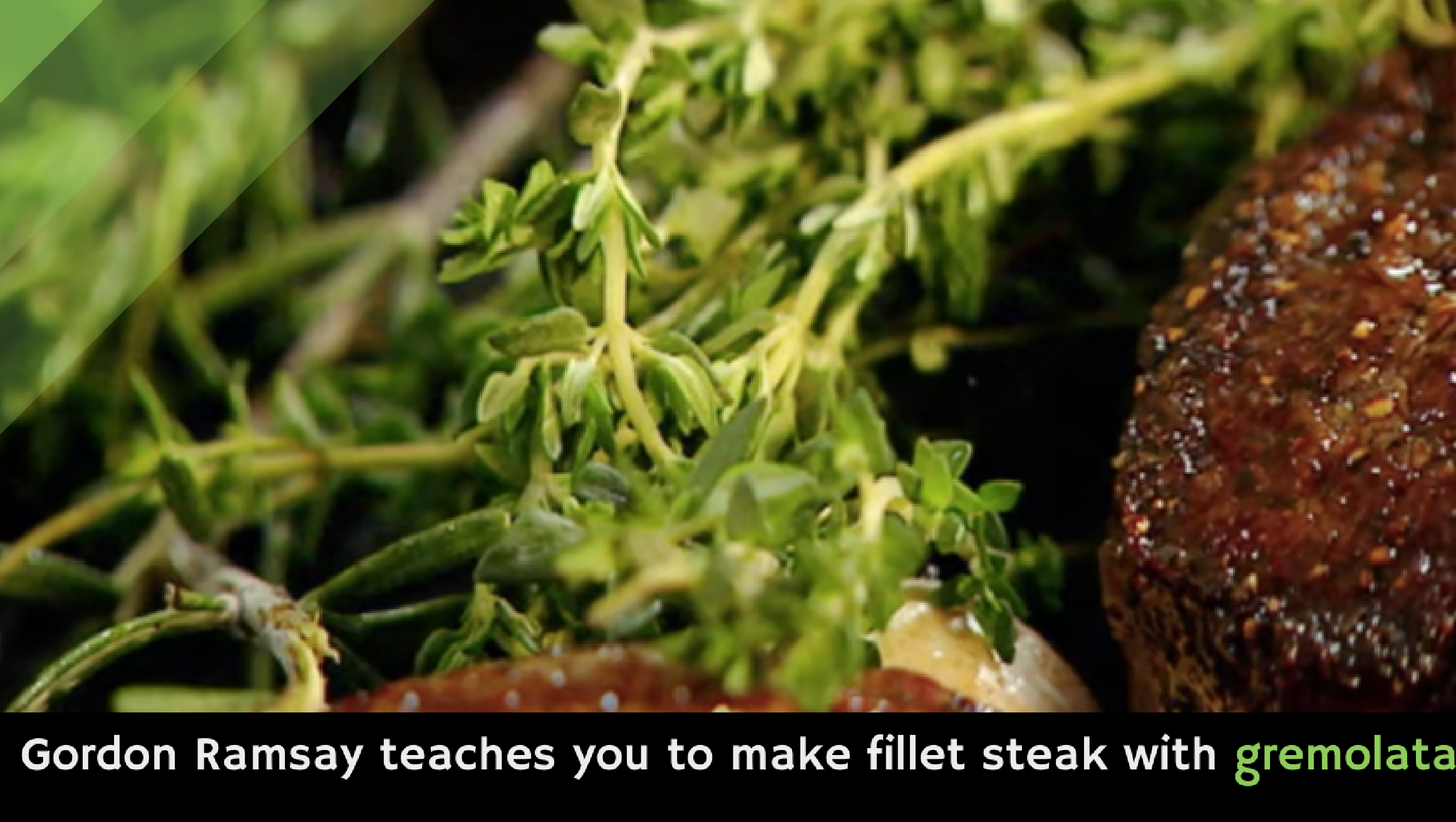 Gordon Ramsay Teaches You To Make Fillet Steak With Gremolata Alltop Viral