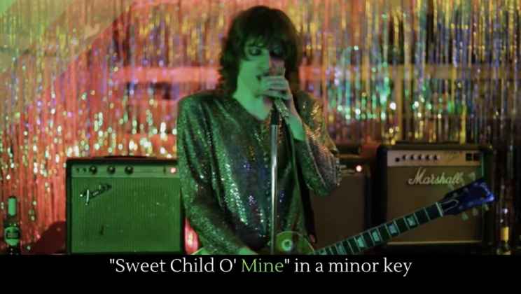 sweet child o mine in minor key