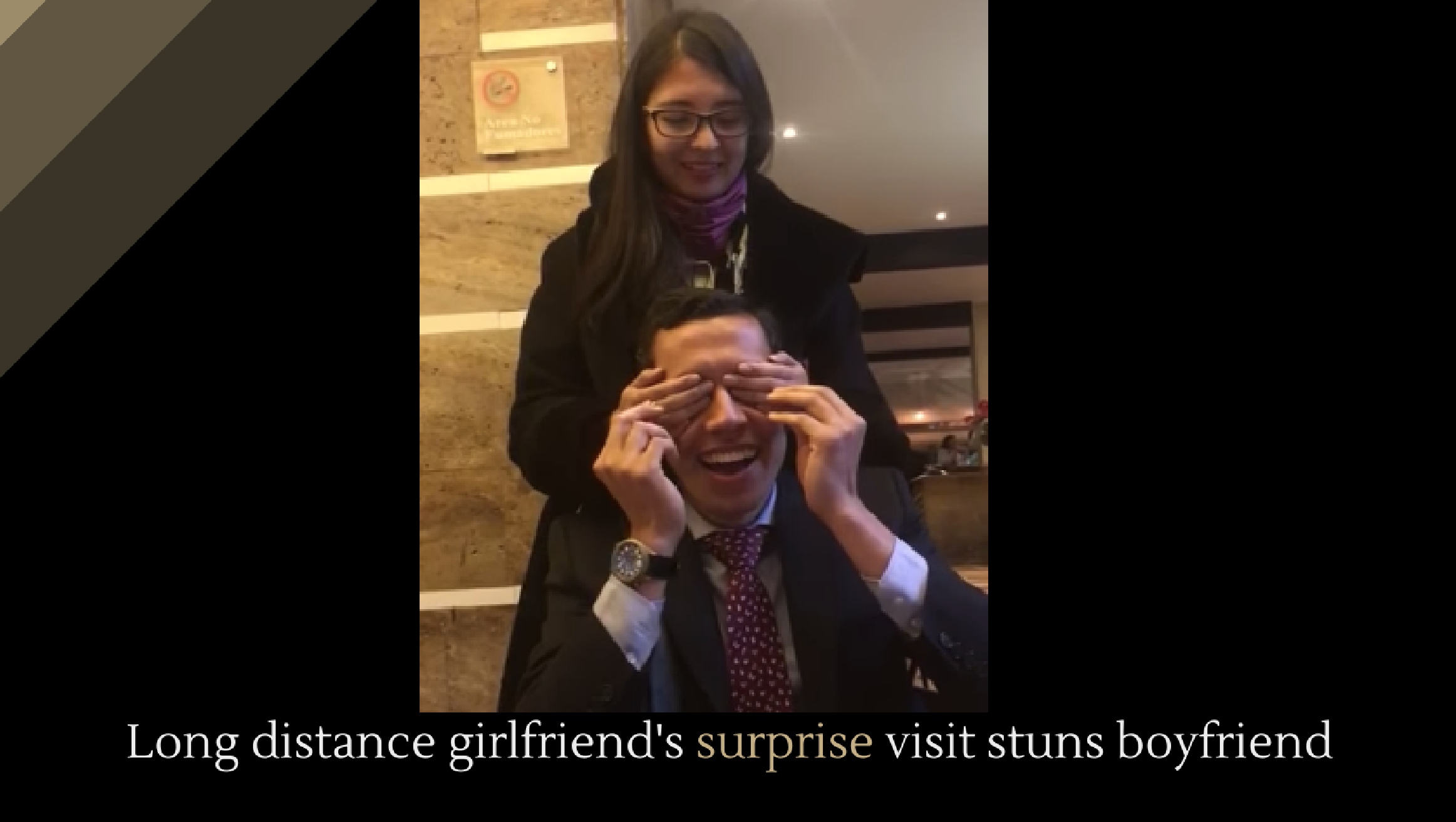 Girlfriend cheap surprise boyfriend