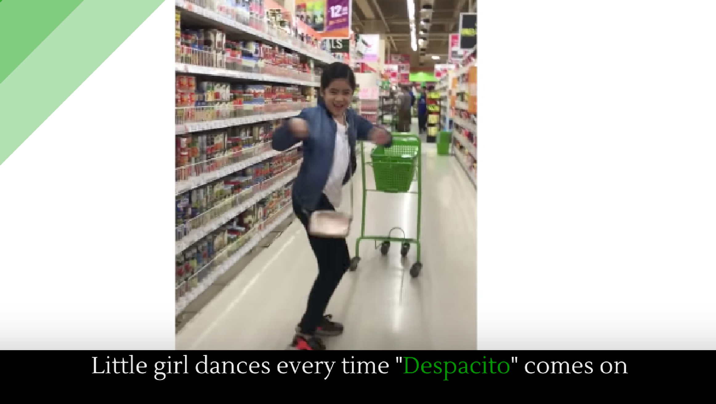 Little girl dances every time "Despacito" comes on Alltop Viral