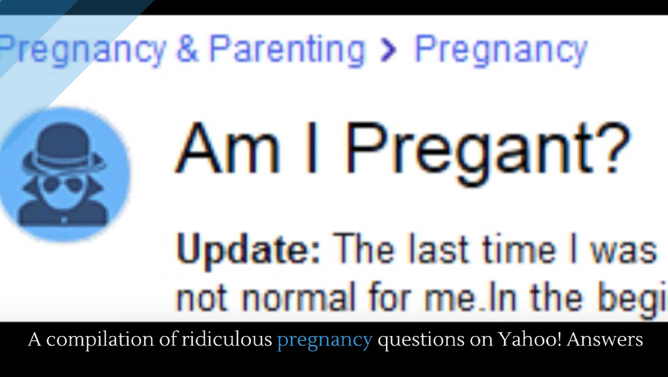 A Compilation Of Ridiculous Pregnancy Questions On Yahoo Answers Alltop Viral