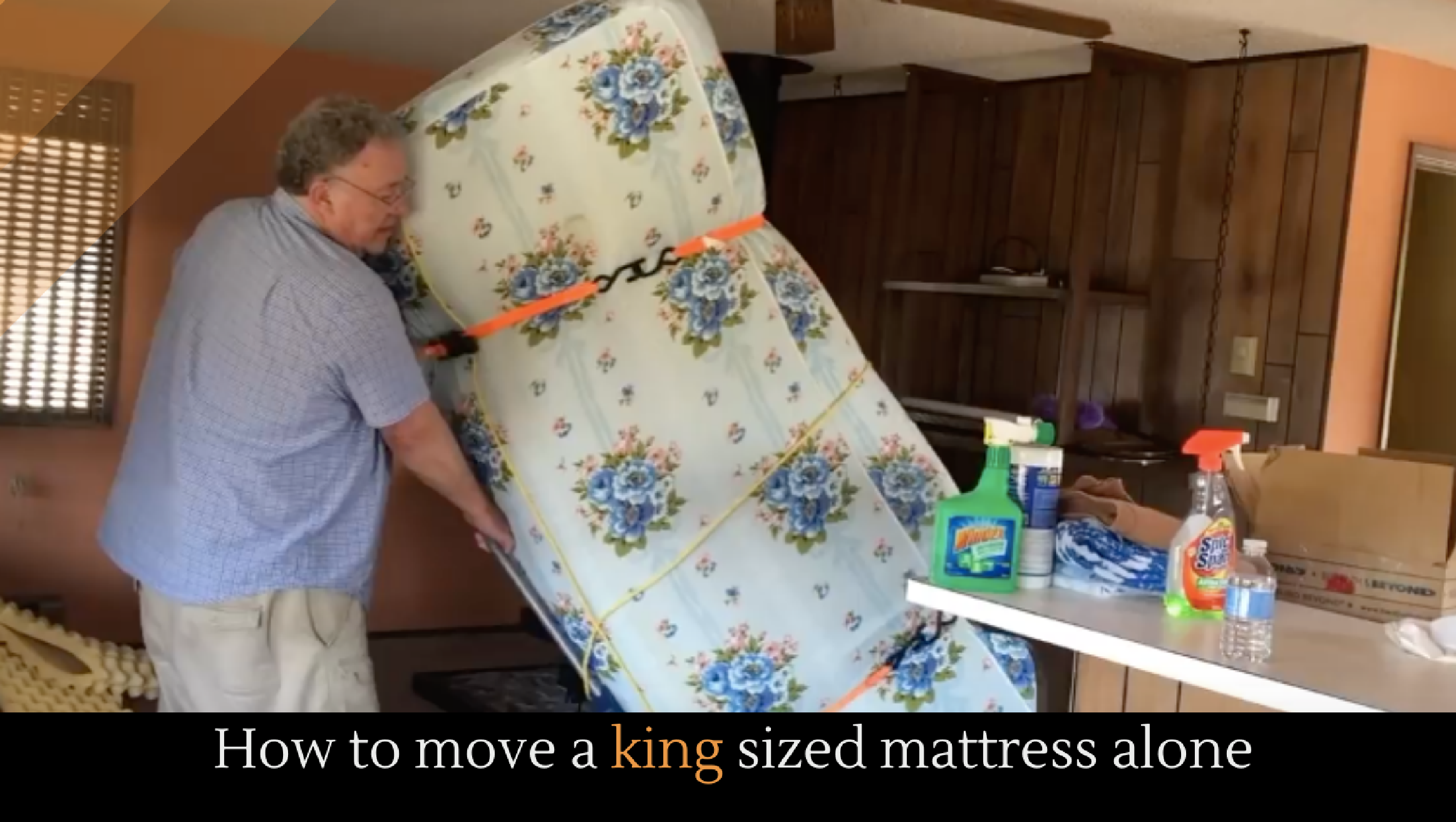 easy way to move a king size mattress