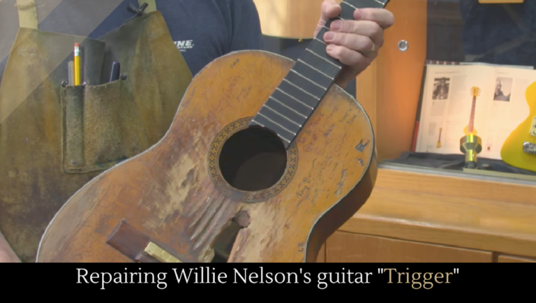 Repairing Willie Nelsons Guitar Trigger Alltop Viral 