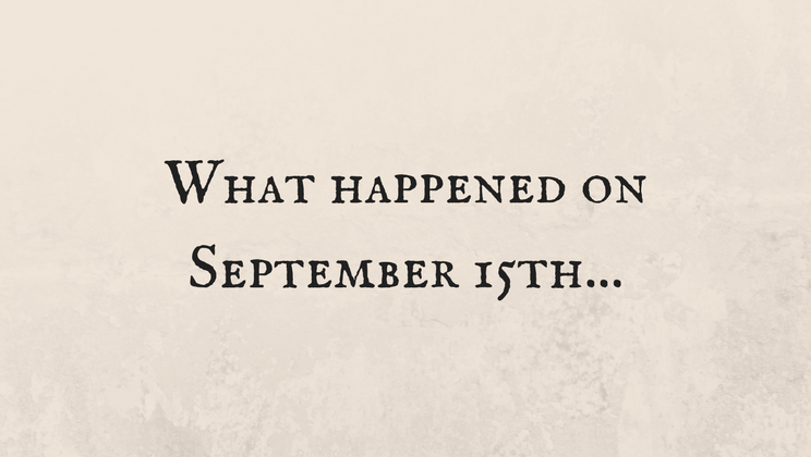10 Historical Events That All Happened On September 15th Alltop Viral
