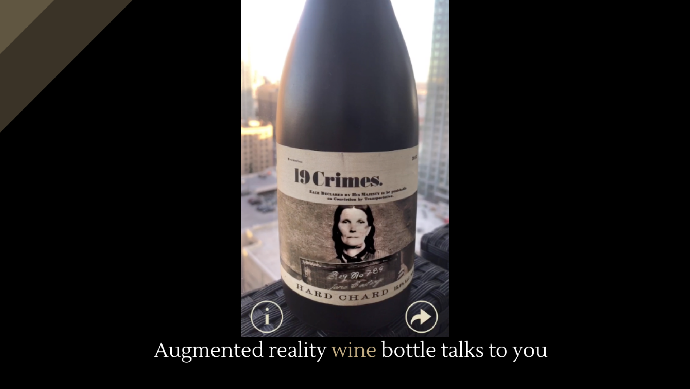 Augmented reality wine bottle talks to you Alltop Viral