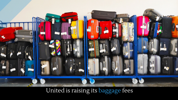 pay for baggage united