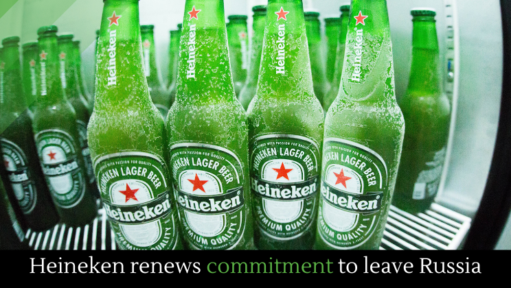 Heineken exits Russia at a loss of €300mn